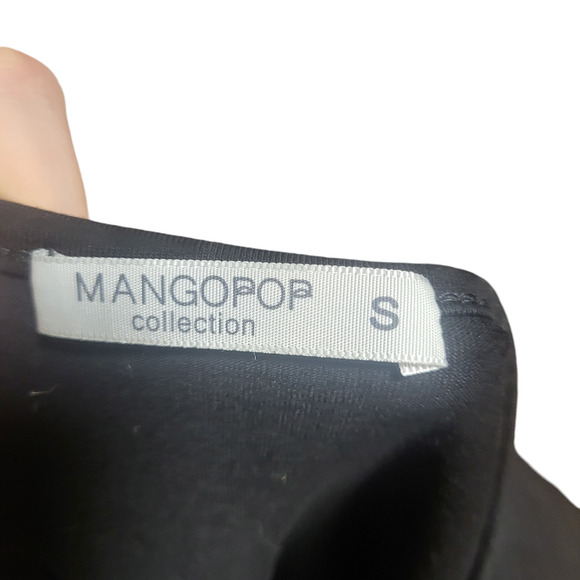 Mangopop black long sleeve body suit, size small - Picture 3 of 5